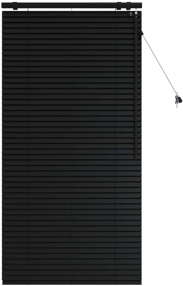Venecijos žaliuzės Juoda 90 x 160 cm 35 mm