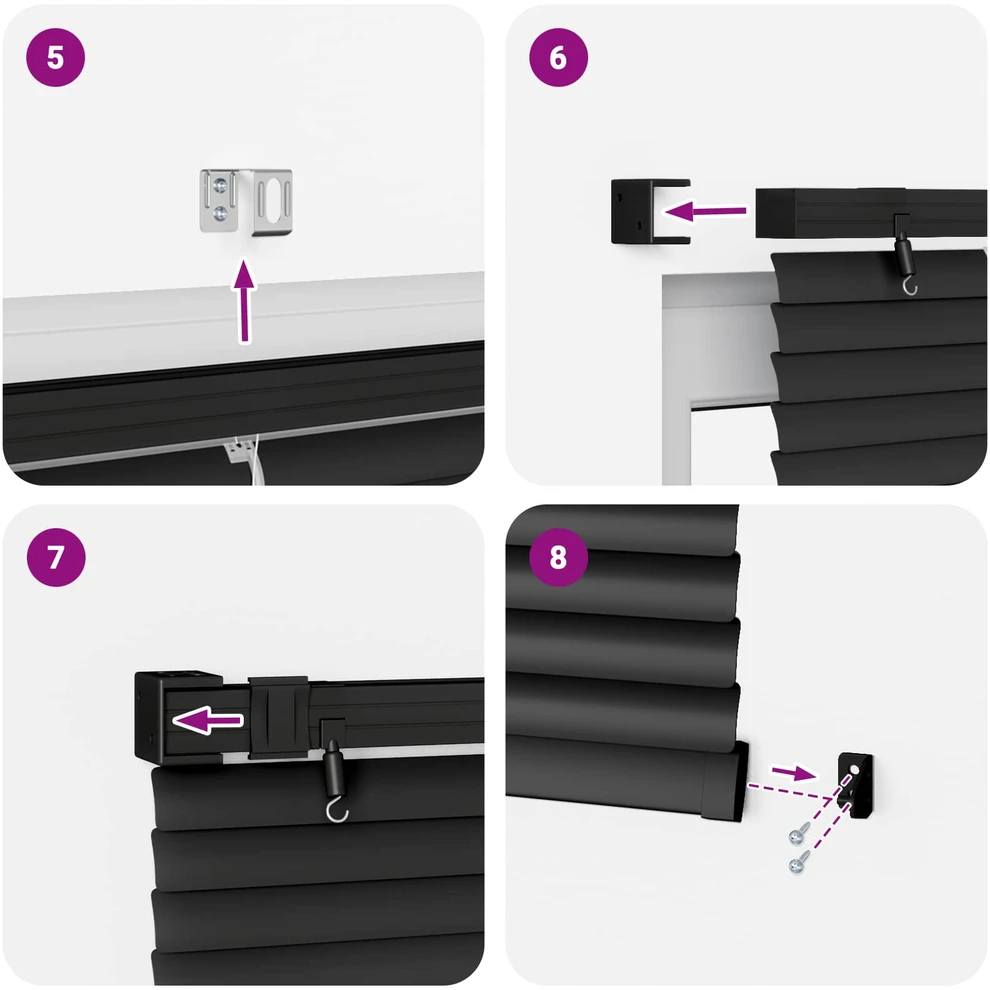 Venecijos žaliuzės Juodas 150 x 100 cm 25 mm PVC
