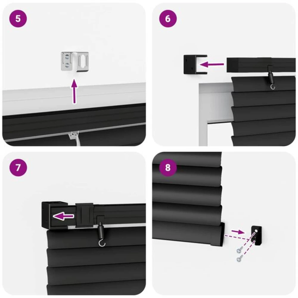 Venecijos žaliuzės Juodas 150 x 90 cm 25 mm PVC