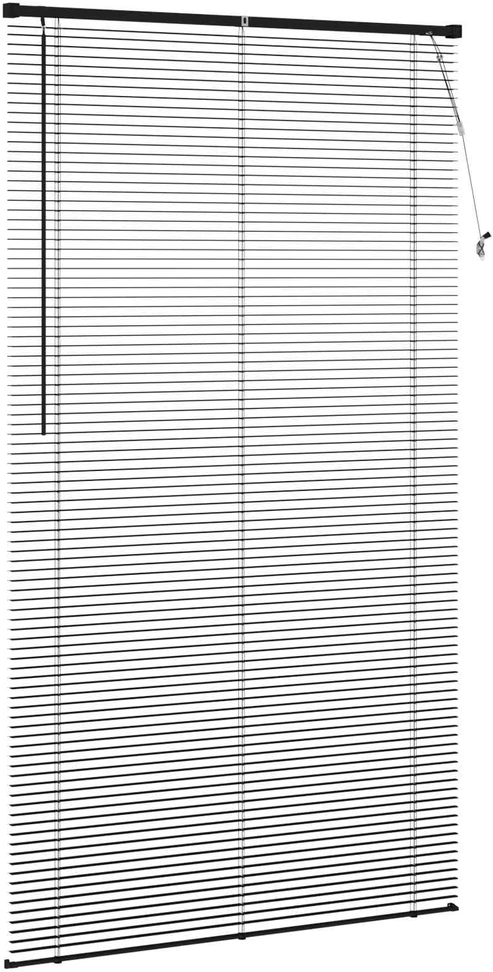 Venecijos žaliuzės Juodas 213 x 110 cm 25 mm PVC