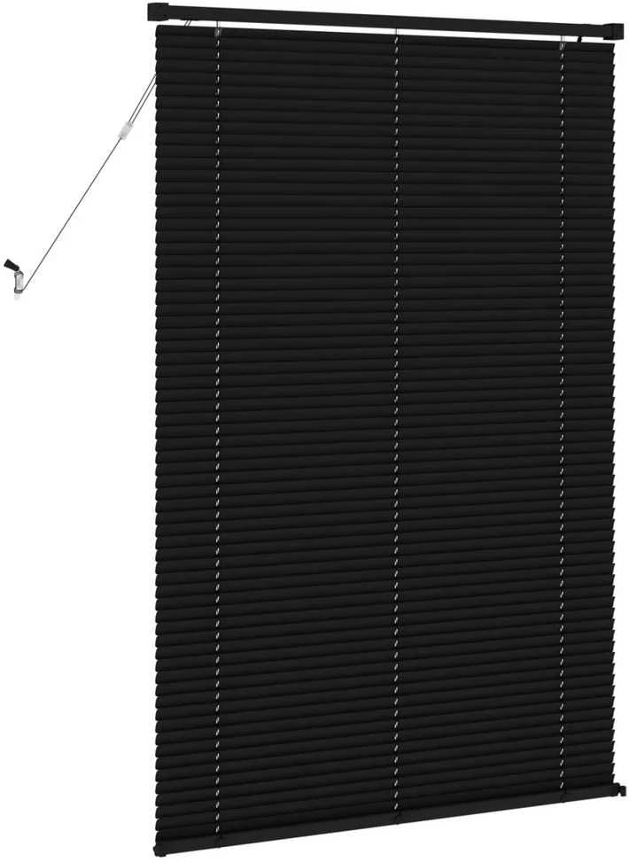 Venecijos žaliuzės Juodas 150 x 80 cm 25 mm PVC
