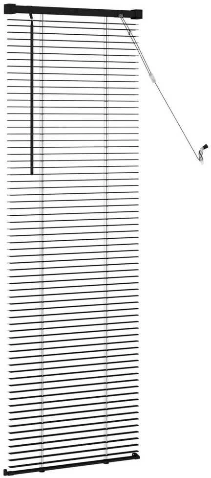 Venecijos žaliuzės Juodas 150 x 40 cm 25 mm PVC