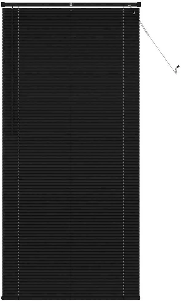 Venecijos žaliuzės Juodas 213 x 90 cm 25 mm PVC
