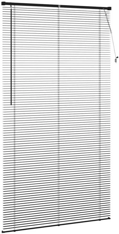 Venecijos žaliuzės Juodas 213 x 110 cm 25 mm PVC