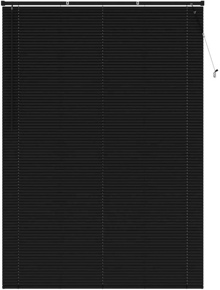 Venecijos žaliuzės Juodas 213 x 130 cm 25 mm PVC