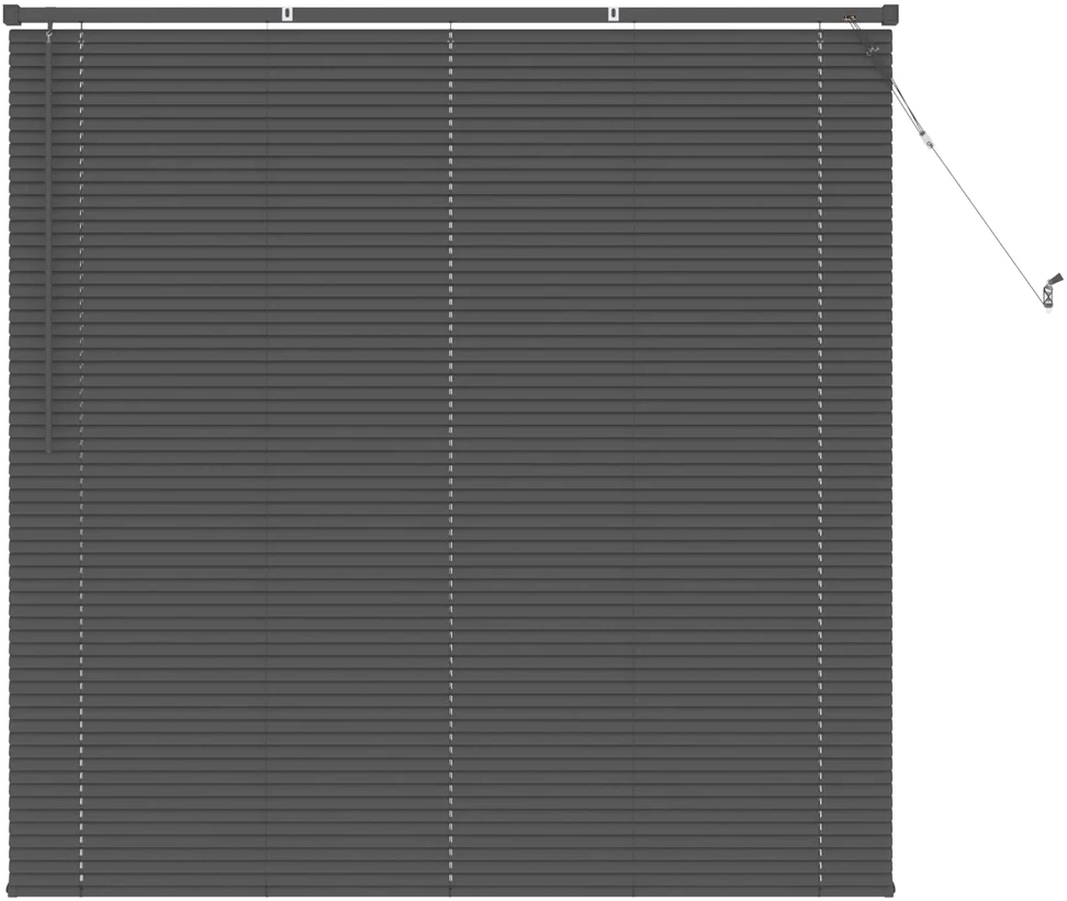 Venecijos žaliuzės Sidabrinė Pilka 150 x 140 cm 25 mm PVC