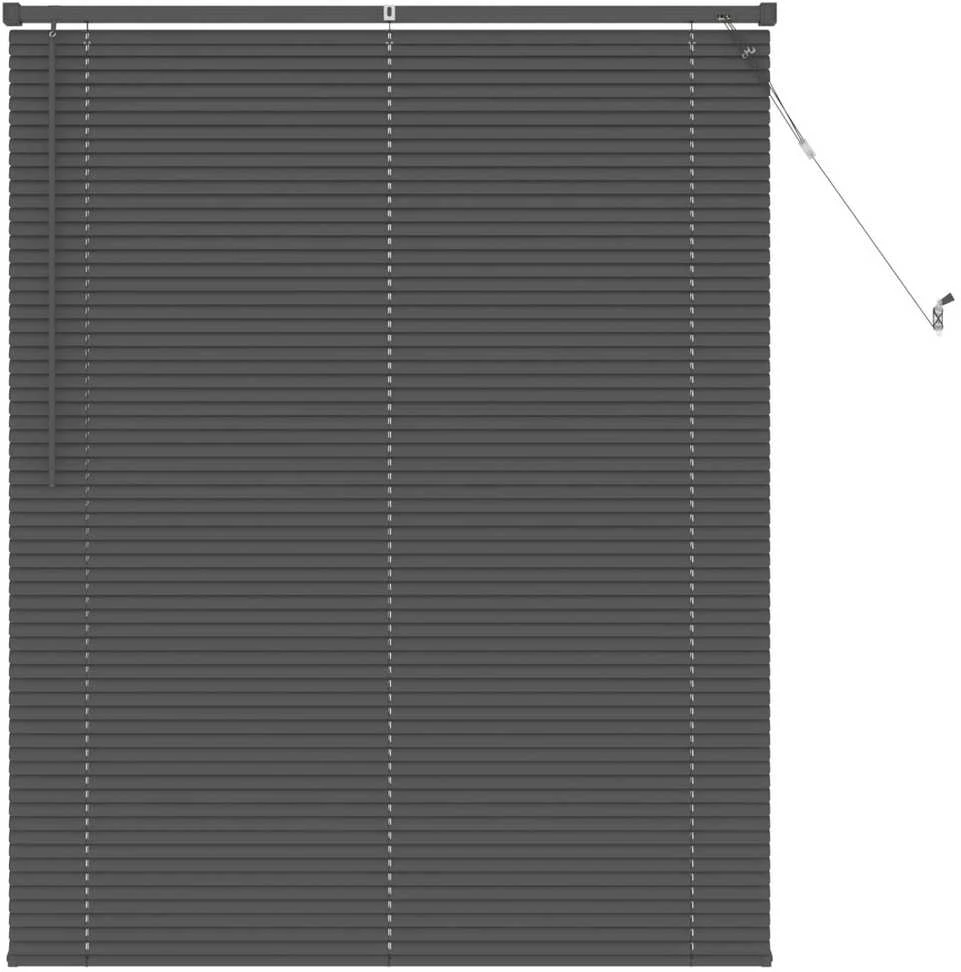 Venecijos žaliuzės Sidabrinė Pilka 150 x 110 cm 25 mm PVC