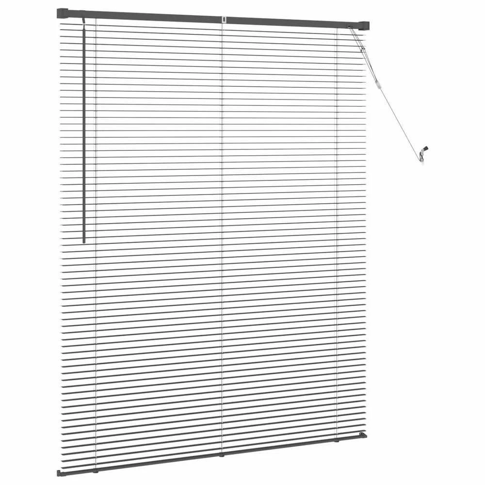 Venecijos žaliuzės Sidabrinė Pilka 150 x 120 cm 25 mm PVC