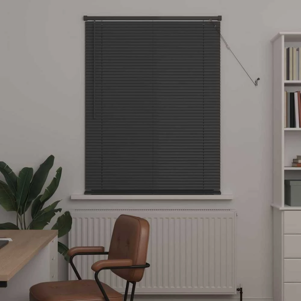 Venecijos žaliuzės Sidabrinė Pilka 150 x 80 cm 25 mm PVC