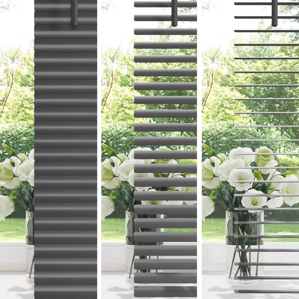 Venecijos žaliuzės Sidabrinė Pilka 150 x 160 cm 25 mm PVC