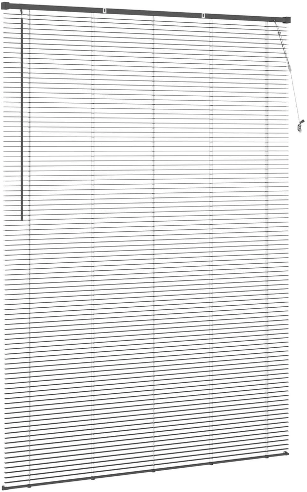 Venecijos žaliuzės Sidabrinė Pilka 213 x 160 cm 25 mm PVC