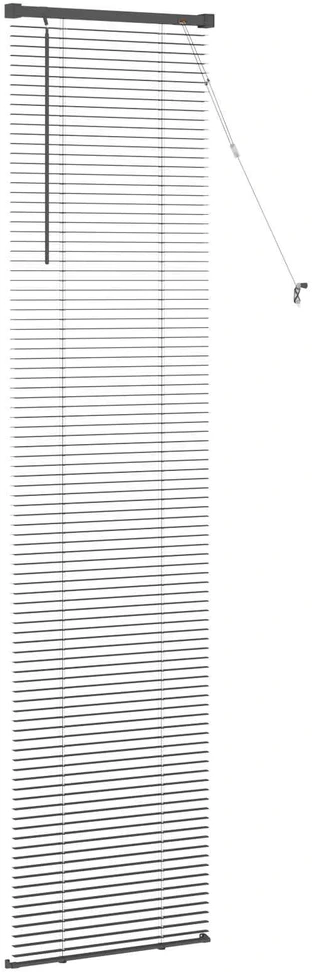 Venecijos žaliuzės Sidabrinė Pilka 213 x 50 cm 25 mm PVC