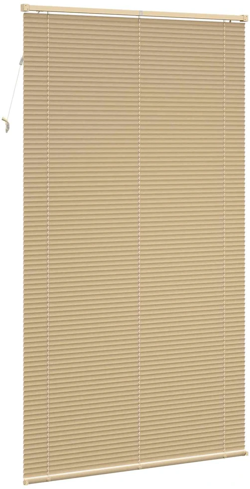 Venecijos žaliuzės Šviesiai ruda su raštu 213 x 120 cm 25 mm