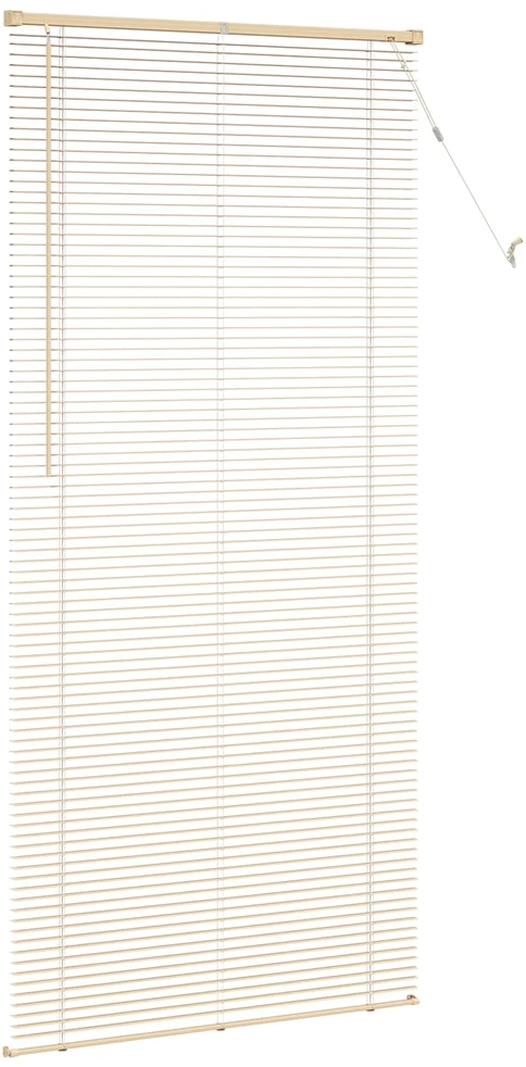 Venecijos žaliuzės Šviesiai ruda su raštu 213 x 70 cm 25 mm PVC