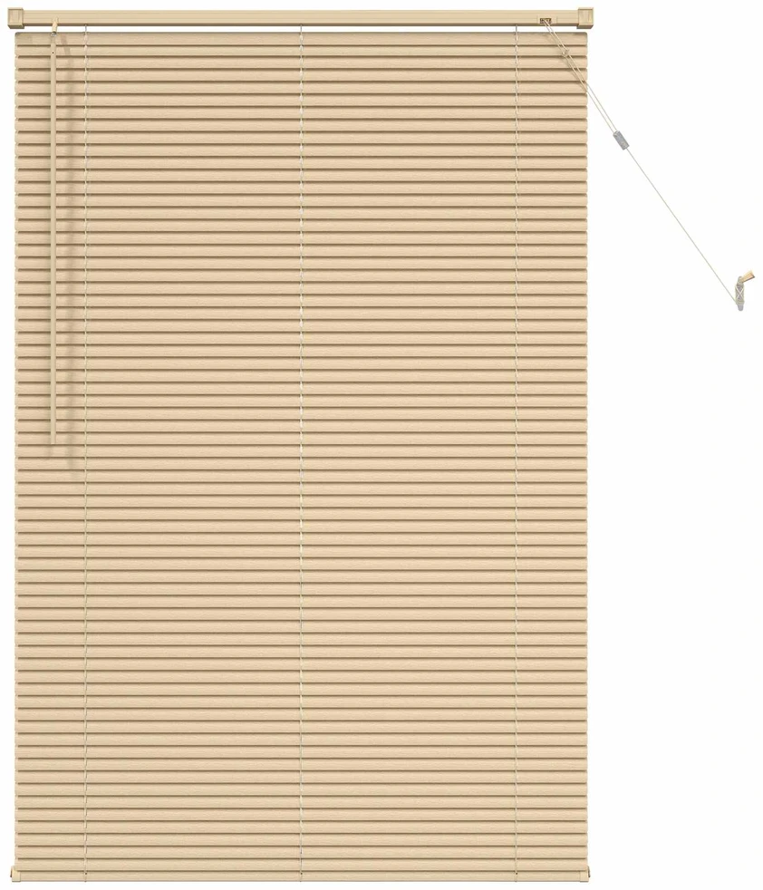 Venecijos žaliuzės Šviesiai ruda su raštu 150 x 70 cm 25 mm PVC