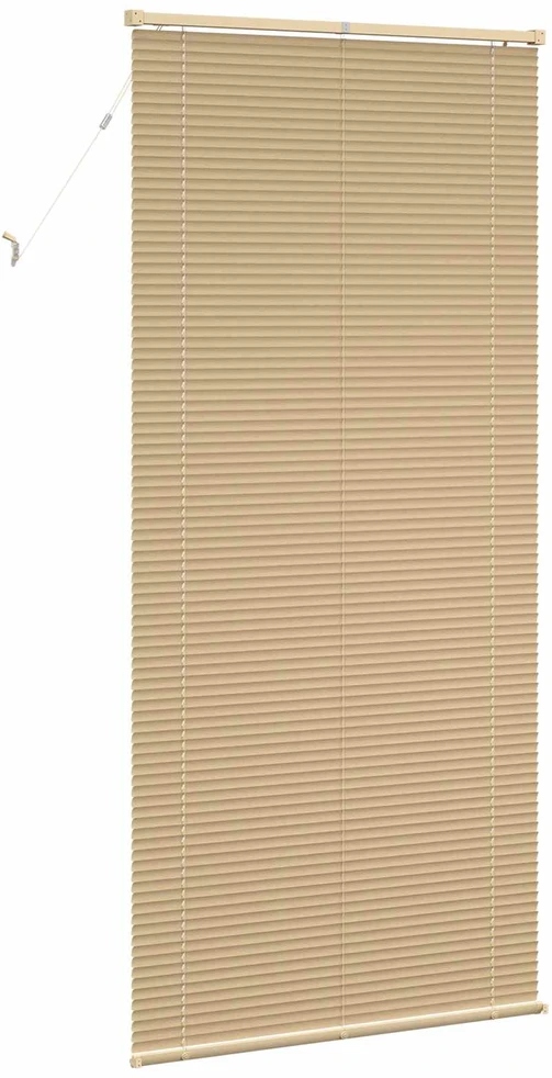 Venecijos žaliuzės Šviesiai ruda su raštu 213 x 70 cm 25 mm PVC