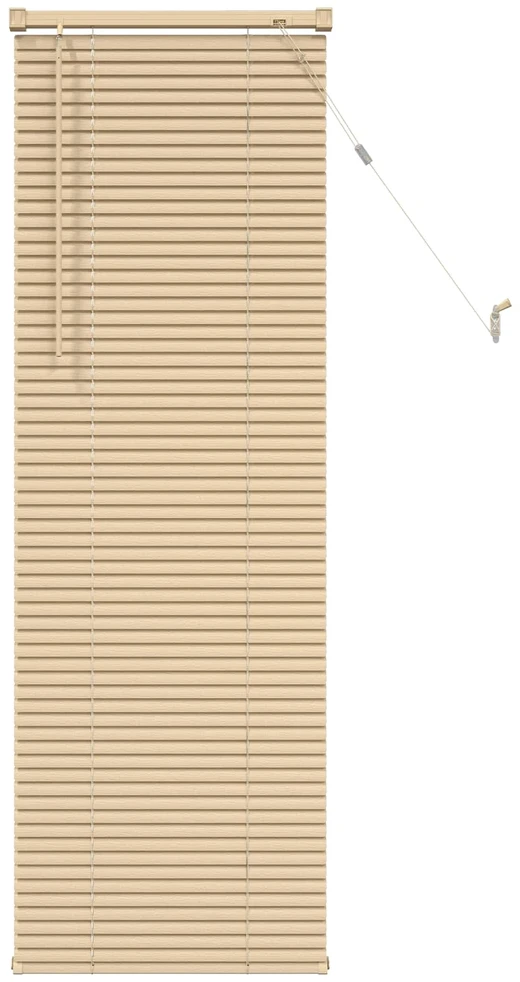 Venecijos žaliuzės Šviesiai ruda su raštu 150 x 60 cm 25 mm PVC