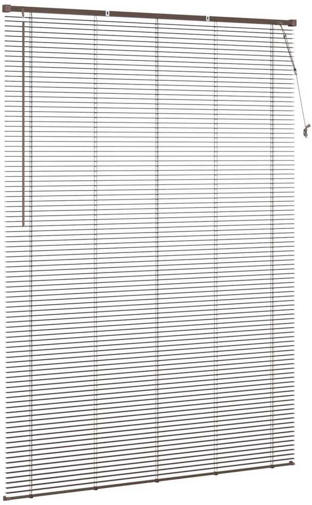 Venecijos žaliuzės Tamsiai ruda su raštu 213 x 130 cm 25 mm PVC