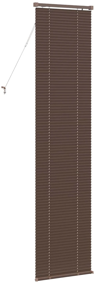 Venecijos žaliuzės Tamsiai ruda su raštu 213 x 40 cm 25 mm PVC