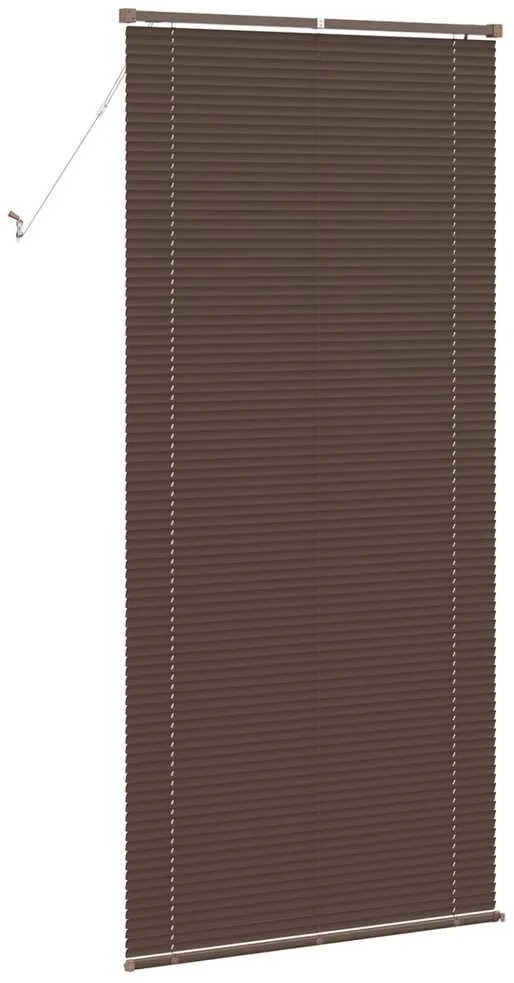 Venecijos žaliuzės Tamsiai ruda su raštu 213 x 80 cm 25 mm PVC