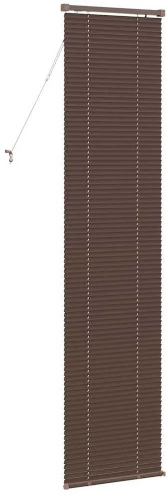 Venecijos žaliuzės Tamsiai ruda su raštu 213 x 50 cm 25 mm PVC