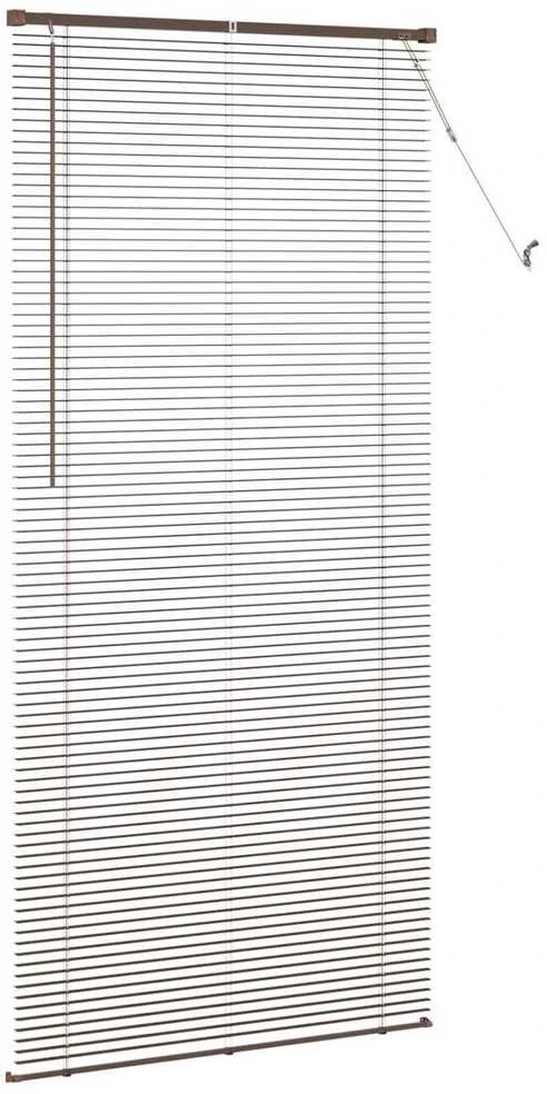 Venecijos žaliuzės Tamsiai ruda su raštu 213 x 80 cm 25 mm PVC