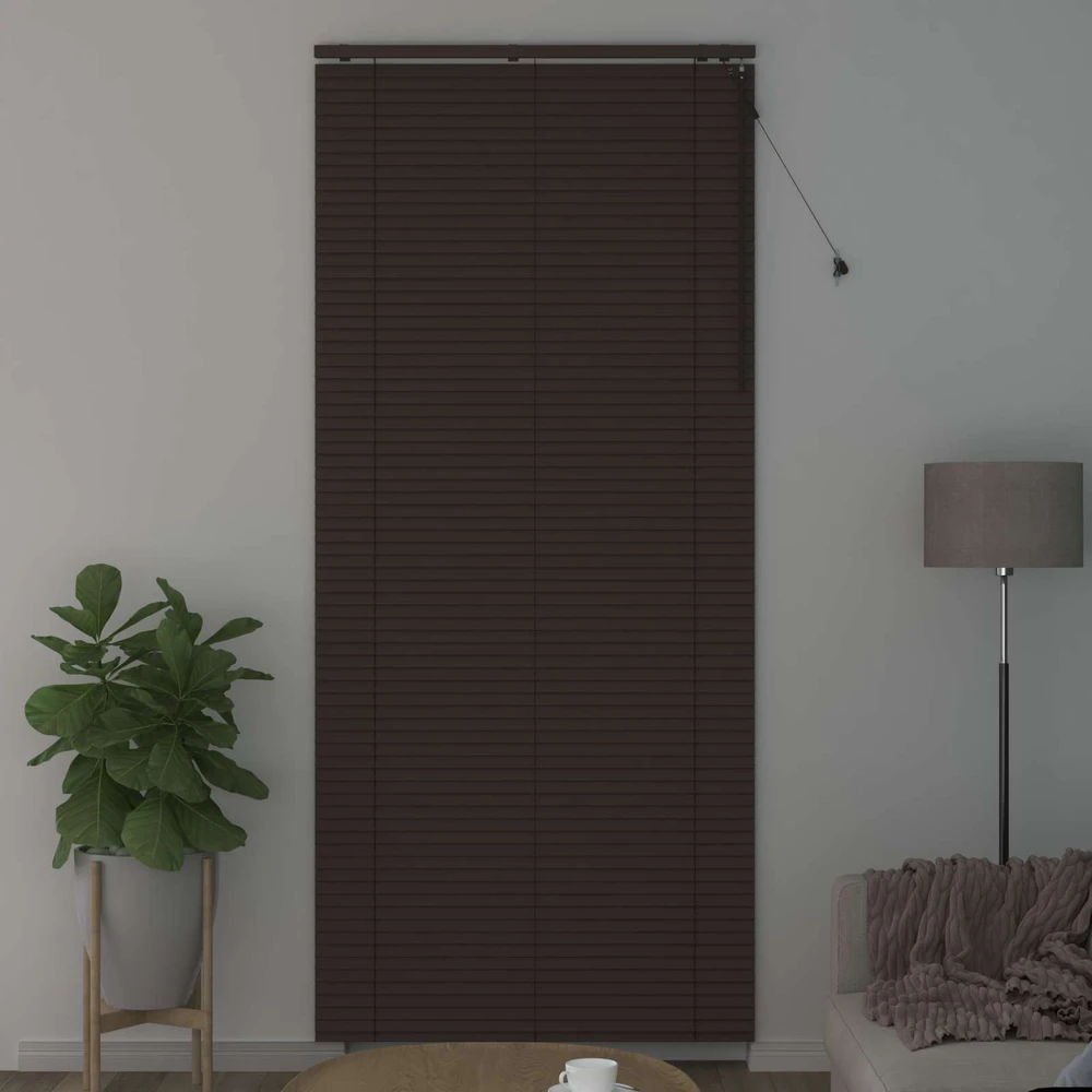 Venecijos žaliuzės Tamsiai rudas 110 x 250 cm 35 mm