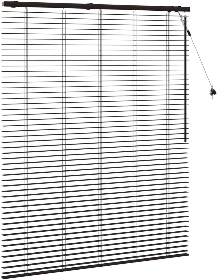 Venecijos žaliuzės Tamsiai rudas 125 x 160 cm 35 mm