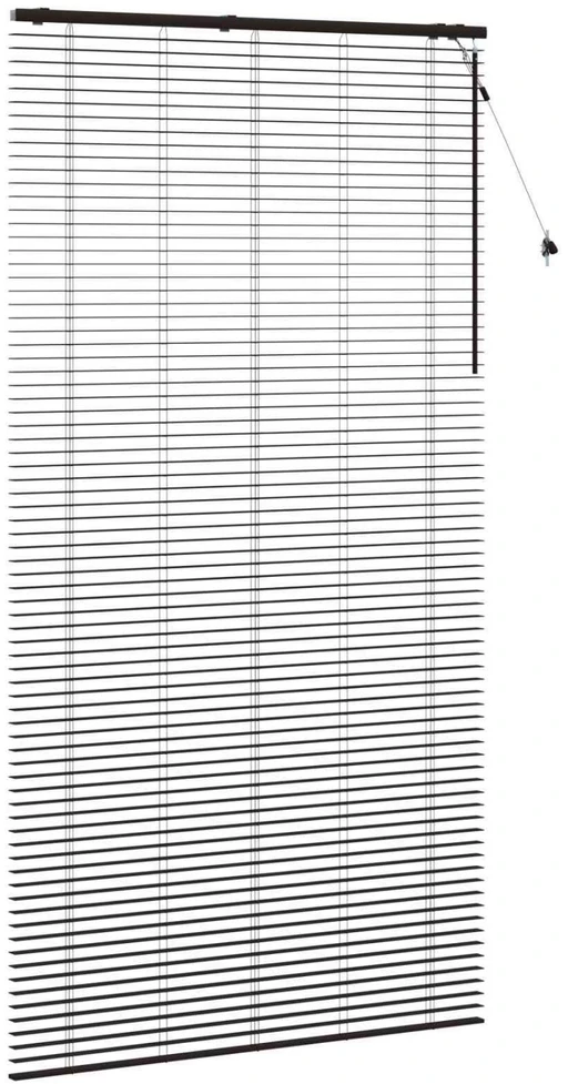 Venecijos žaliuzės Tamsiai rudas 130 x 250 cm 35 mm