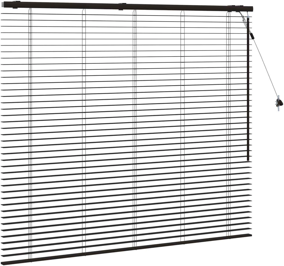 Venecijos žaliuzės Tamsiai rudas 150 x 130 cm 35 mm