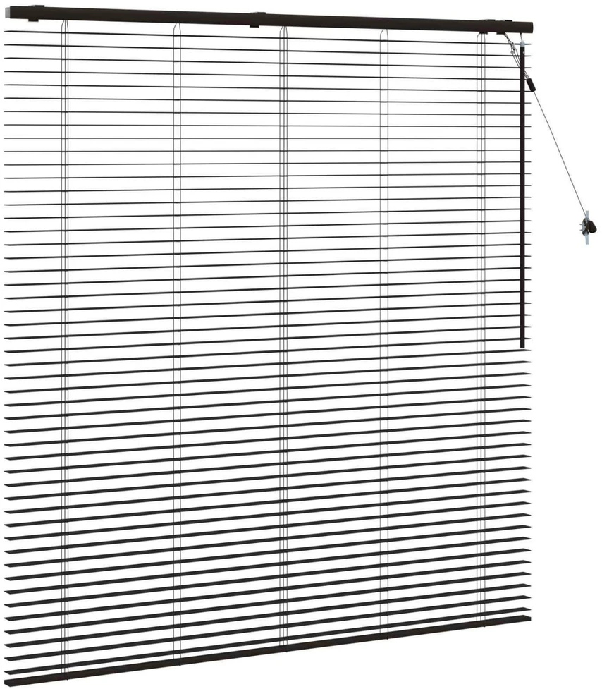 Venecijos žaliuzės Tamsiai rudas 150 x 160 cm 35 mm