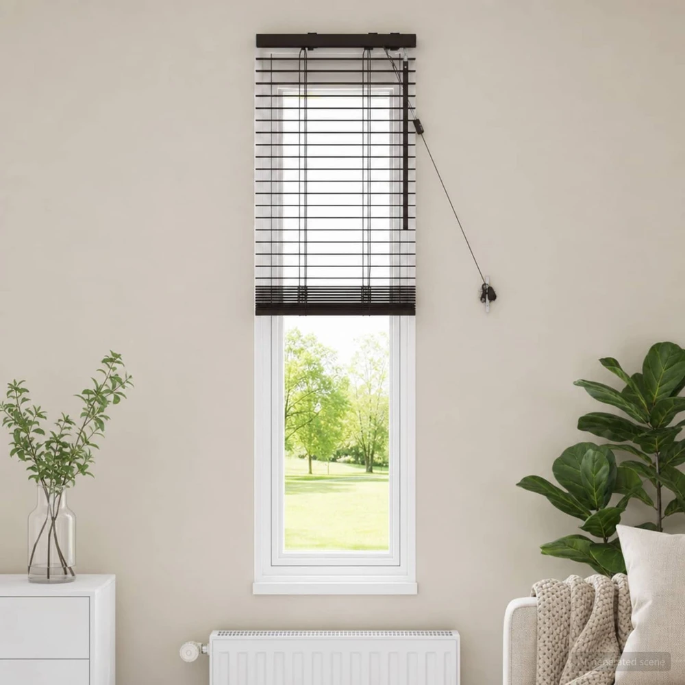 Venecijos žaliuzės Tamsiai rudas 40 x 130 cm 35 mm