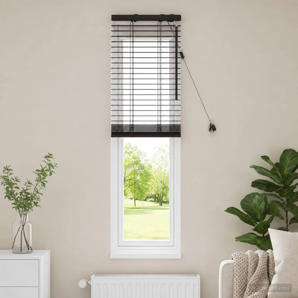 Venecijos žaliuzės Tamsiai rudas 40 x 130 cm 35 mm