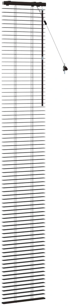 Venecijos žaliuzės Tamsiai rudas 45 x 250 cm 35 mm