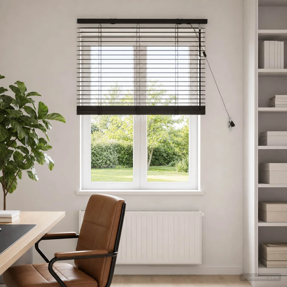 Venecijos žaliuzės Tamsiai rudas 70 x 130 cm 35 mm