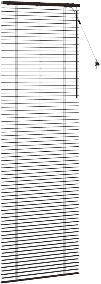 Venecijos žaliuzės Tamsiai rudas 90 x 250 cm 35 mm