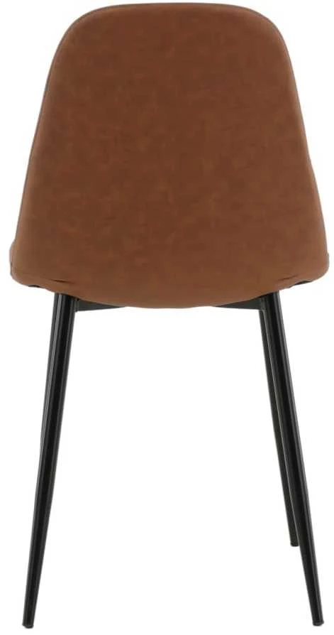 Venture Design Venture Home Valgomojo kėdės Polar, 2vnt., rudos/juodos