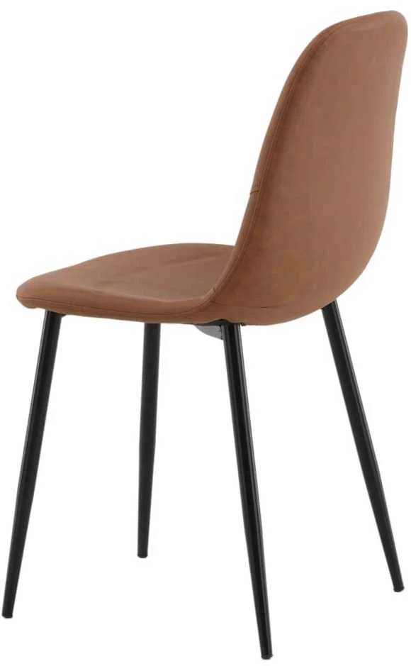 Venture Design Venture Home Valgomojo kėdės Polar, 2vnt., rudos/juodos