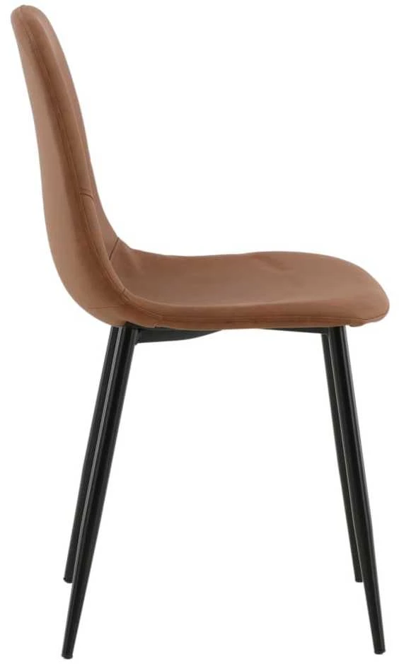 Venture Design Venture Home Valgomojo kėdės Polar, 2vnt., rudos/juodos