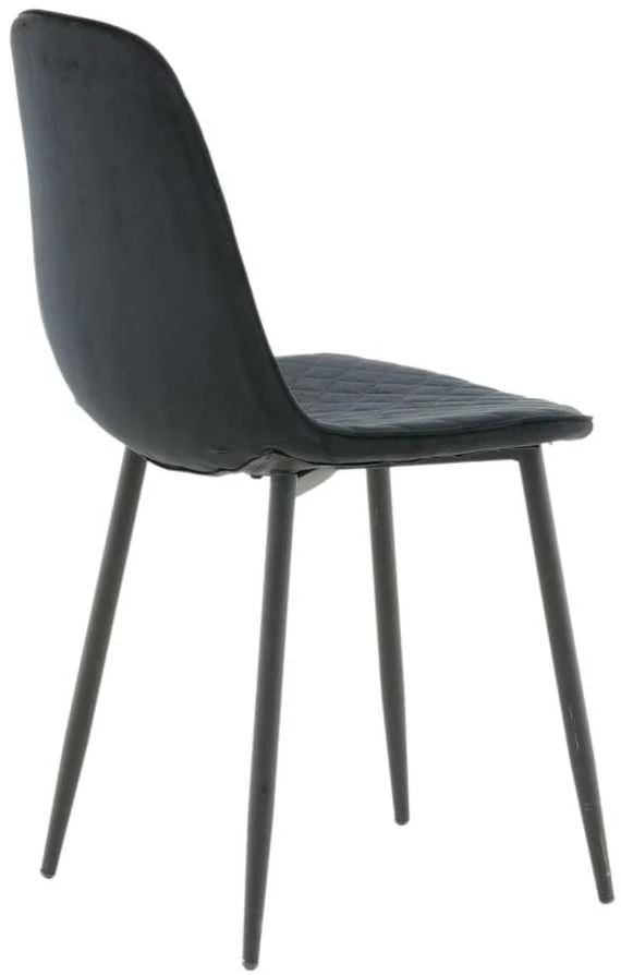 Venture Design Venture Home Valgomojo kėdės Polar, 2vnt., juodos spalvos, aksomas