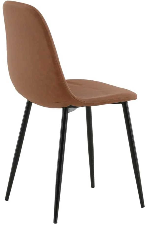 Venture Design Venture Home Valgomojo kėdės Polar, 2vnt., rudos/juodos