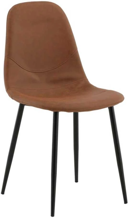 Venture Design Venture Home Valgomojo kėdės Polar, 2vnt., rudos/juodos
