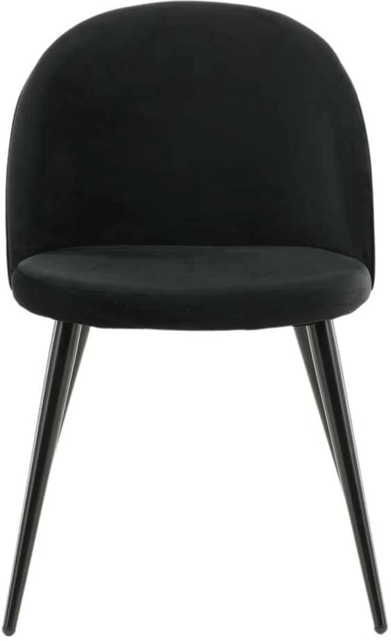 Venture Design Venture Home Valgomojo kėdės Velvet, 2vnt., juodos spalvos, aksomas