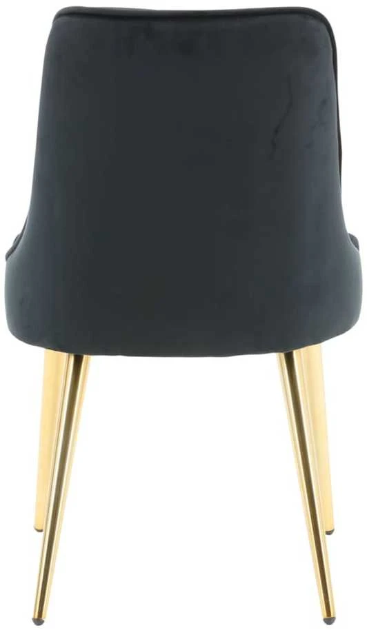 Venture Home Valgomojo kėdės Velvet Deluxe, 2vnt., juodos, aksomas