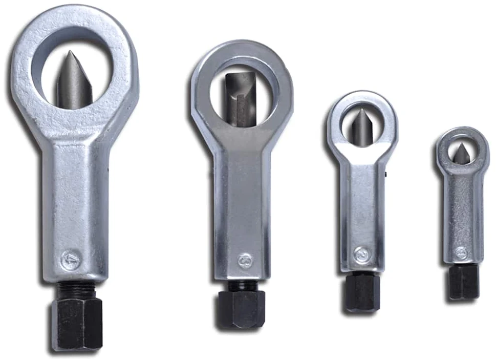 Veržlių Nupjovėjų Rinkinys, 4 vnt., 9 mm - 27 mm