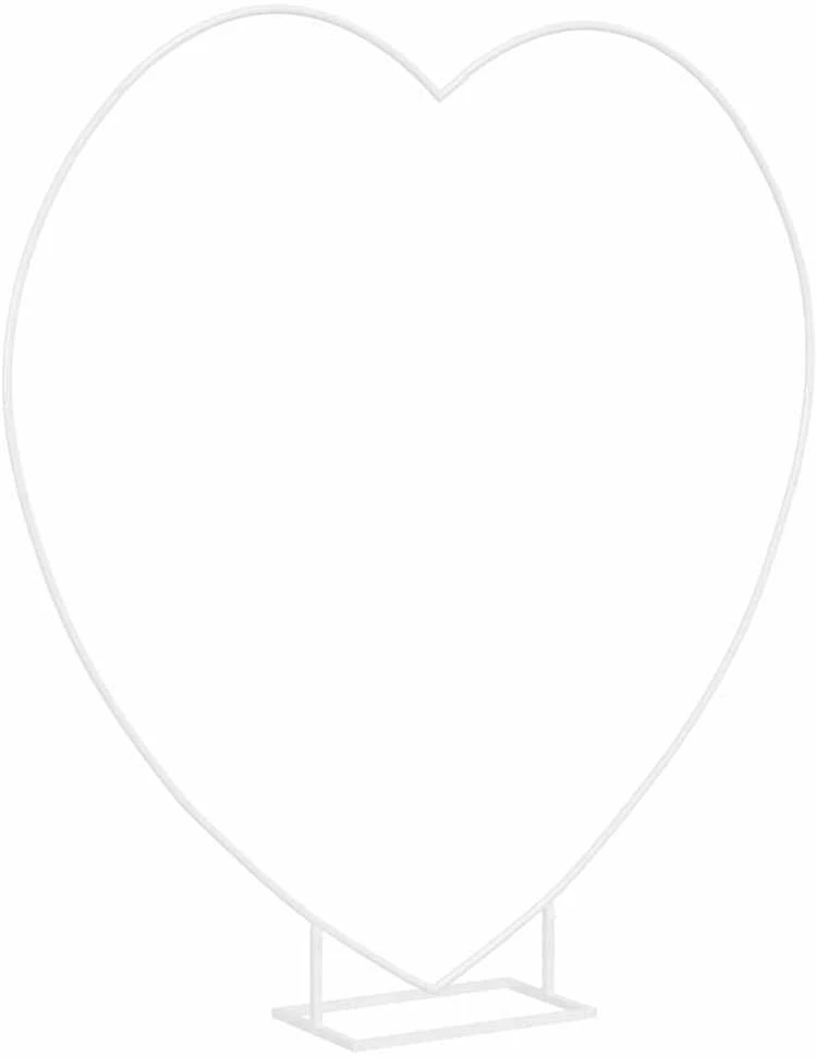 Vestuvinis Arklys Balta 195 x 35 x 211 cm Plienas