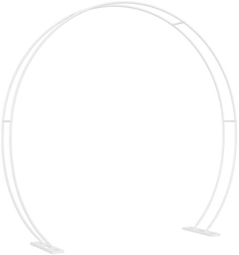 Vestuvinis Arklys Balta 223 x 45 x 201 cm Plienas