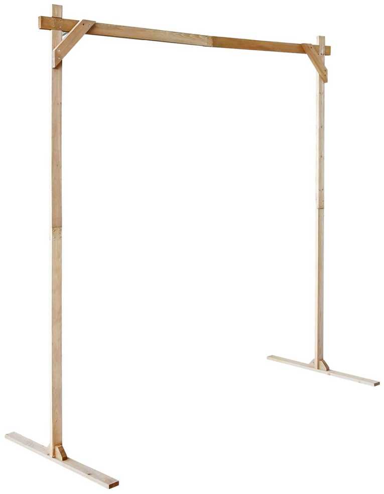 Vestuvinis Arklys Šviesiai rudas 225 x 95 x 226 cm