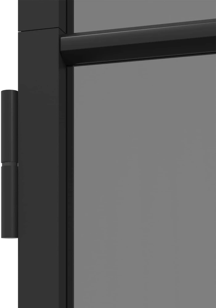 Vidaus durys 93 x 201,5 cm Grūdintas stiklas ir aliuminis