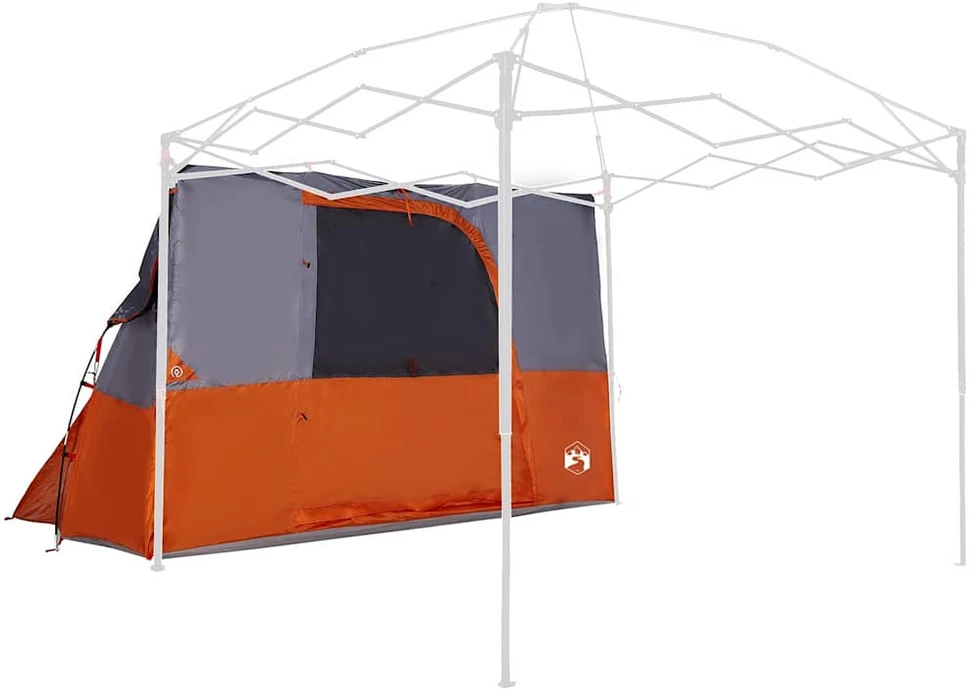 Vidinė palapinė Pilka ir oranžinė 280 x 220 x 176 cm tafta